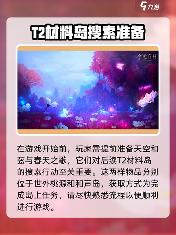 命运方舟T2材料岛屿介绍介绍截图2