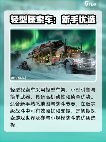 创世战车🔥新手必看！超强开局车辆推荐🚀截图2