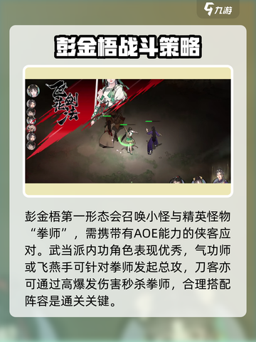 墨剑江湖🔥彭金梧打法攻略，轻松通关秘籍在这里！截图2