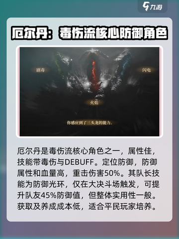 龙息神寂平民角色推荐介绍截图2
