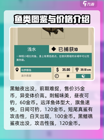 渔帆暗涌各海域鱼类分布特点说明介绍截图4