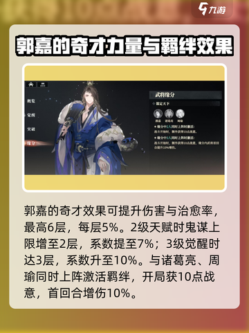 三国志幻想大陆2枭之歌郭嘉怎么样介绍截图5