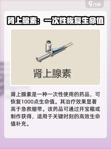 逆境重生药品有哪些介绍截图3