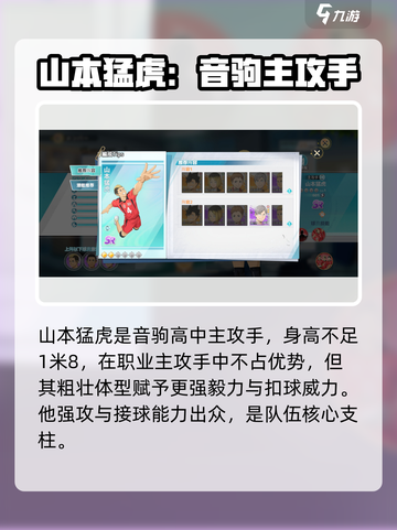 排球少年手游🔥山本猛虎球员特性全解析！截图2