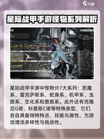 星际战甲手游🔥怪物大全，玩家必看！🚀截图2