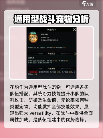 野兽领主新世界💥花豹技能全面解析🔥截图2