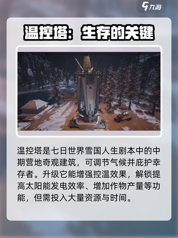 七日世界温控塔怎么升级介绍截图2