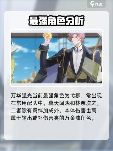 万华弧光🔥角色强度大起底，必看排行来了！截图6