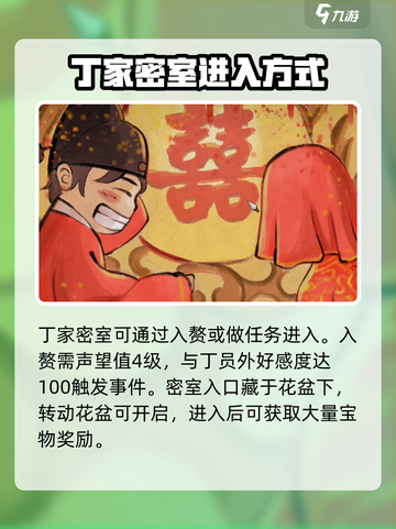 大侠立志传丁家密室怎么进入介绍截图2