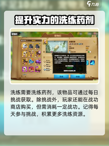 万龙觉醒宠物洗练攻略介绍截图3