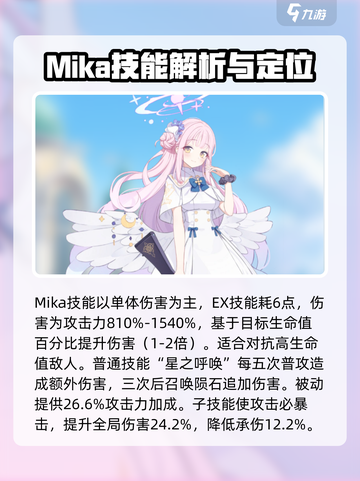 蔚蓝档案mika强度如何介绍截图4