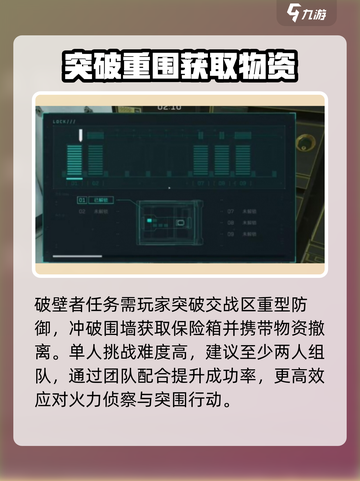 三角洲行动零号大坝破壁者任务怎么做介绍截图2