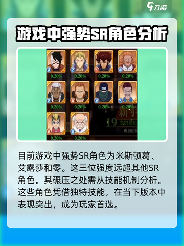 妖精的尾巴激斗sr角色玩什么好介绍截图2