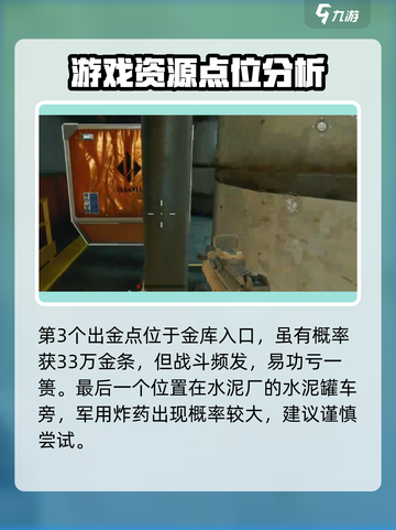 三角洲行动🔥零号大坝出金点全攻略！💎截图4