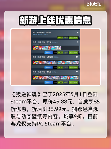 叛逆神魂🔥发售价格曝光，游戏平台全解析！🎮截图2