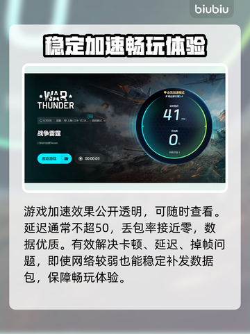 战争雷霆国际服加速器推荐，玩游戏不卡顿🔥🎮截图5