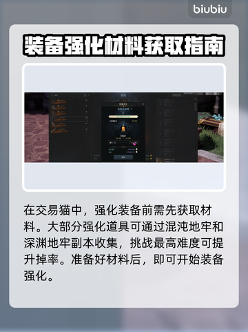 命运方舟装备强化攻略✨助你战力飙升！🎮截图2