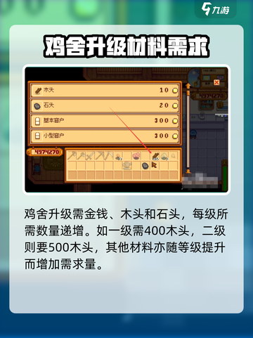 星露谷物语房屋升级材料需要什么介绍截图3