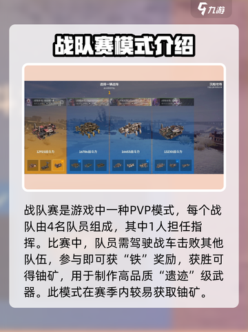 创世战车🔥战队赛规则玩法大揭秘！截图3
