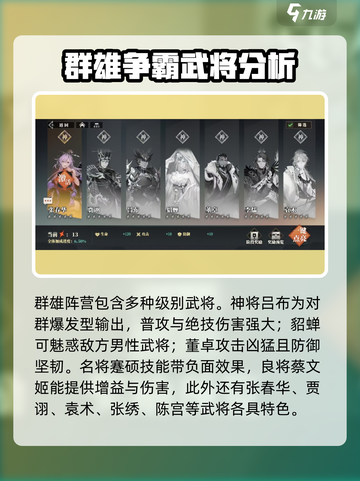 三国志幻想大陆2枭之歌武将有哪些介绍截图4