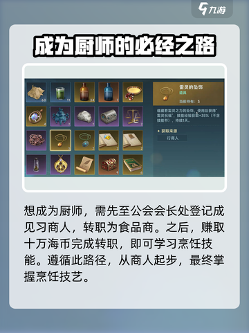 大航海时代传说🔥厨师烹饪冲级攻略来了！截图2