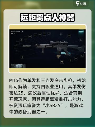 三角洲行动M16怎么样介绍截图2