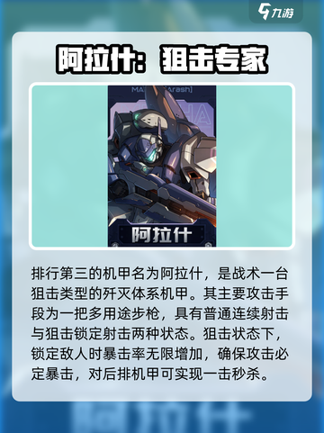 硬核机甲启示强度排行一览介绍截图4