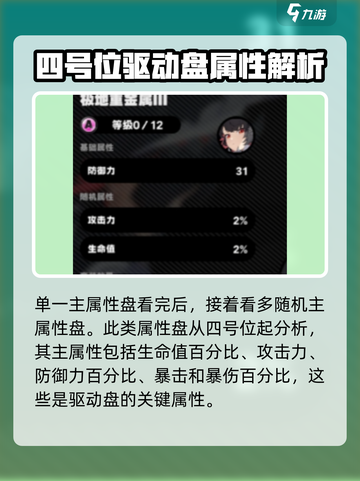 绝区零驱动盘属性有哪些介绍截图4