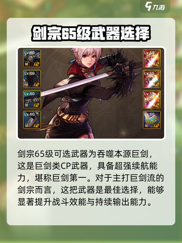 DNF手游✨剑宗65武器选择攻略，必看🔥截图2