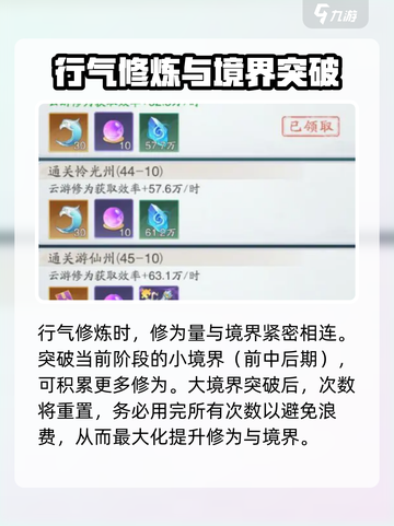 踏风行🔥境界提升秘籍，快速升级🌟截图2