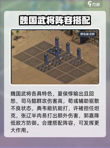 三国群英传国战版🔥魏国武将最强搭配阵容来啦！截图3