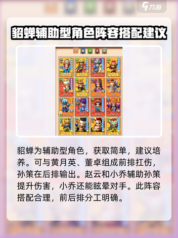 萌斗魏蜀吴后期阵容推荐介绍截图3