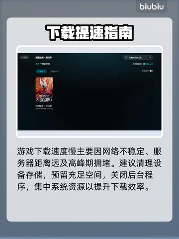 🎮空洞骑士丝之歌下载太慢？速看解决办法！截图2