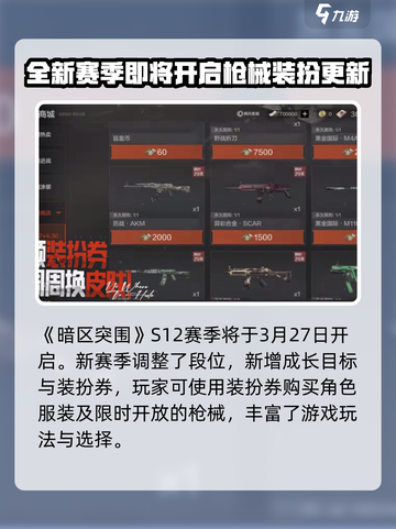 暗区突围s12赛季更新内容介绍截图2