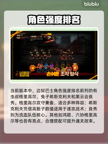 💥边狱巴士角色强度排行榜出炉！🎮截图2