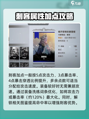 天堂之圣灵刺客怎么加点介绍截图3