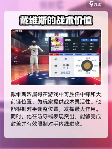 美职篮巅峰对决中锋推荐介绍截图4