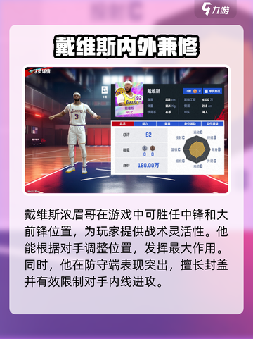 美职篮巅峰对决🔥最强中锋推荐来啦！截图4