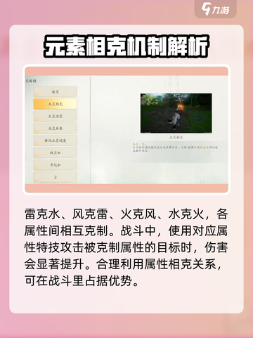 仙剑世界五灵生克机制介绍介绍截图2