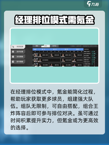 美职篮全明星经理排位怎么玩介绍截图3