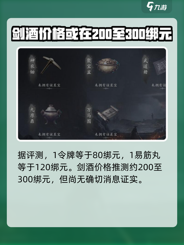 剑中剑酒价格是多少介绍截图4