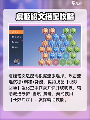 王者荣耀🔥虞姬最强铭文搭配🌟轻松上分秘籍！截图2