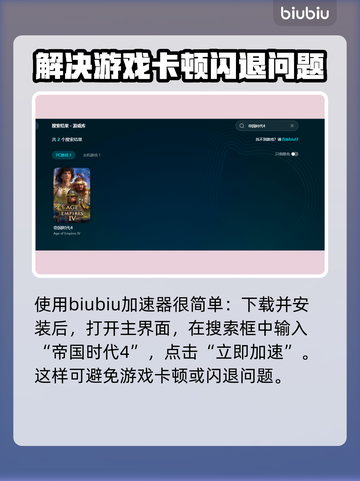 帝国时代4闪退？用这个加速器🔥秒解决！截图3