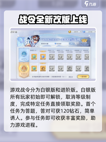 圣斗士星矢重生2战令🔥超值福利等你来领！🎮截图2