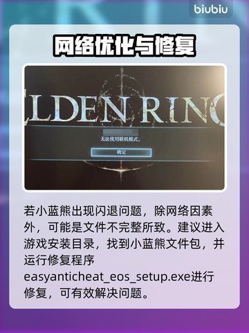🎮艾尔登法环小蓝熊闪退？速看解决方法！截图7