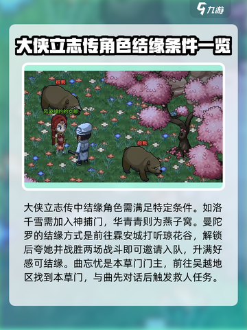 《大侠立志传》🔥全角色攻略大公开！速来围观👀截图2