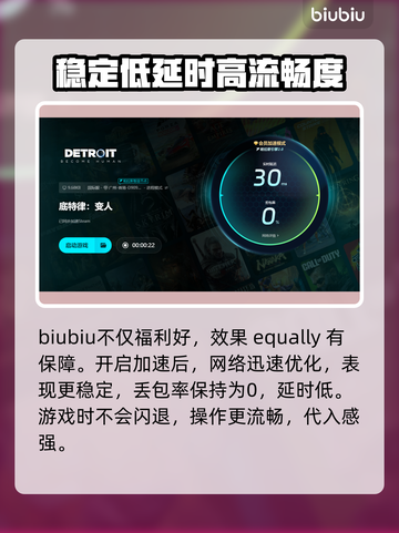 底特律变人闪退🔥用这款加速器秒解决！截图4