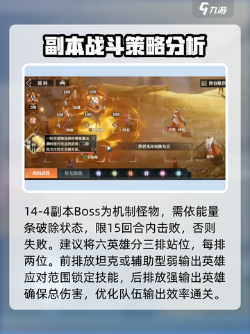 三国志幻想大陆2枭之歌14-4攻略介绍截图2