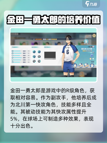 排球少年手游北川第一中学角色介绍介绍截图3
