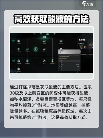 七日世界酸液作用和获取途径介绍截图3